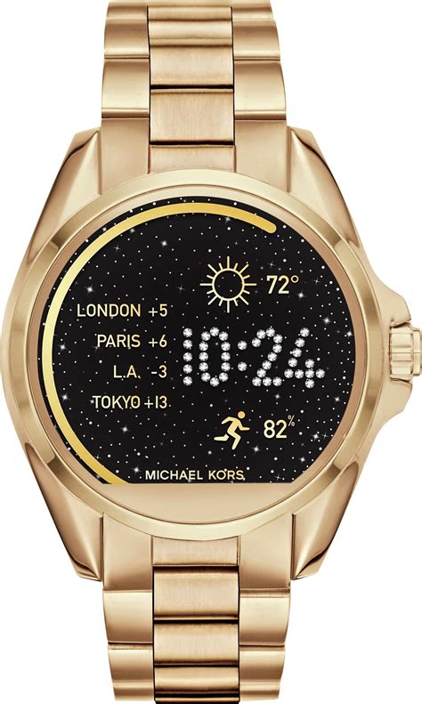 michael kors bradshaw smartwatch gold tone|michael kors smartwatch sale.